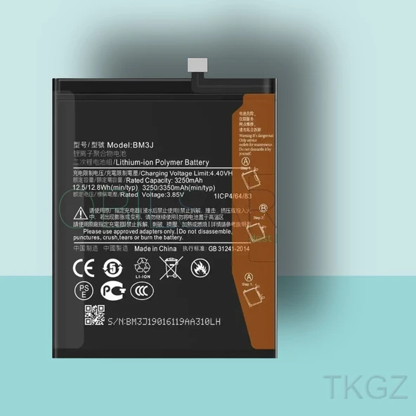 Tkgz - Xiaomi Mİ8 LİTE - BM3J - Batarya Pil Orijinal Sıfır ürün görseli 1