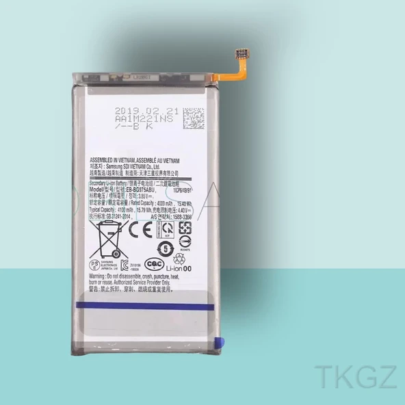 Tkgz - Samsung Galaxy S10 PLUS Batarya Pil Orijinal Sıfır ürün görseli 1