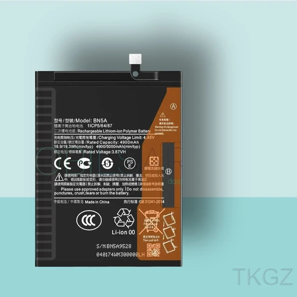 Tkgz - Xiaomi REDMİ NOTE 11 - BN5D - Batarya Pil Orijinal Sıfır ürün görseli 1