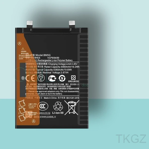 Tkgz - Xiaomi POCO X4 GT - BM56 - Batarya Pil Orijinal Sıfır ürün görseli 1
