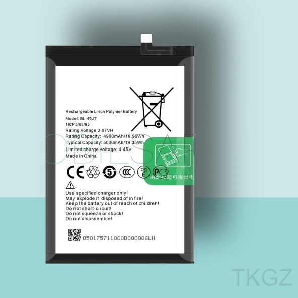 Tkgz - Tecno SPARK 8 PRO - BL-49JT - Batarya Pil Orijinal Sıfır ürün görseli 1