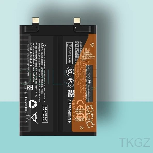 Tkgz - Xiaomi REDMİ NOTE 11 PRO PLUS -  BP47 - Batarya Pil Orijinal Sıfır ürün görseli 1