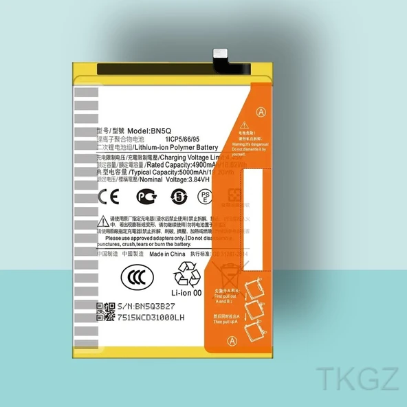 Tkgz - Xiaomi REDMİ 13C - BN5Q - Batarya Pil Orijinal Sıfır ürün görseli 1