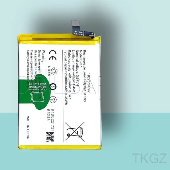Tkgz -VİVO Y53S - B-Q7 - Batarya Pil Orijinal Sıfır ürün görseli 1