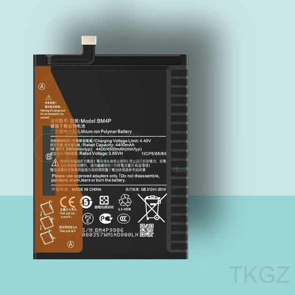 Tkgz - Xiaomi POCO X2 - BM4P - Batarya Pil Orijinal Sıfır ürün görseli 1