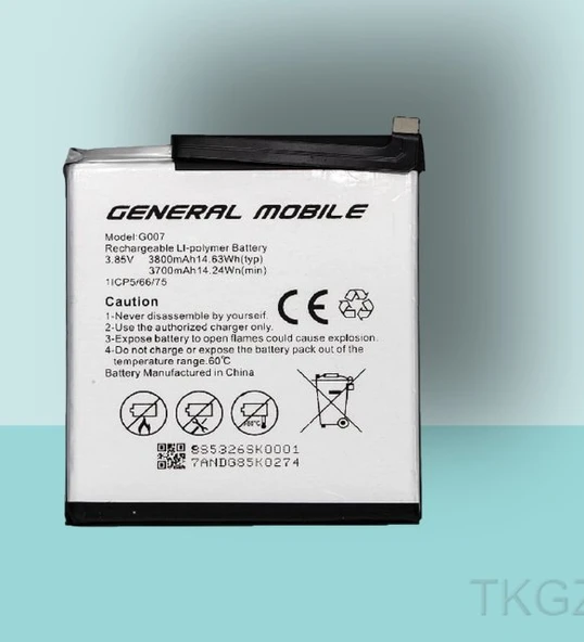 Tkgz - General Mobile GM 9 PLUS Batarya Pil Orijinal Sıfır ürün görseli 1