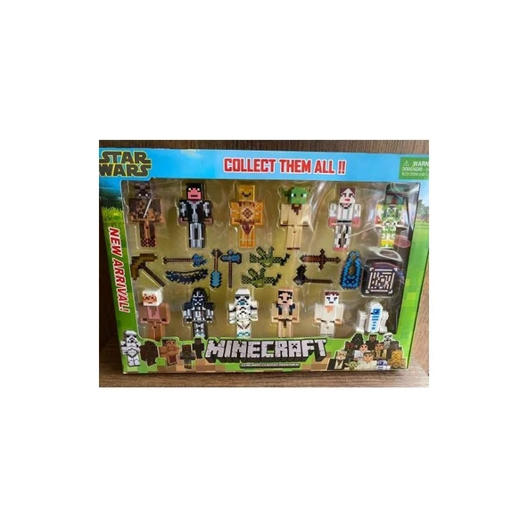 My Bebish Minecraft 23 Parça Aksesuarlı -Yeni Star Wars Serisi Oyuncak Minecraft Star Wars Figürleri Set ürün görseli 1