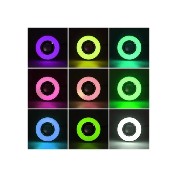 Bigem Bluetooth Bağlantılı LED Lamba Müzikli - Resim 3