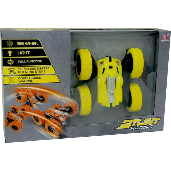 Can Toys Stunt Racing Akrobat Kumandalı Araba-Sarı ürün görseli 1