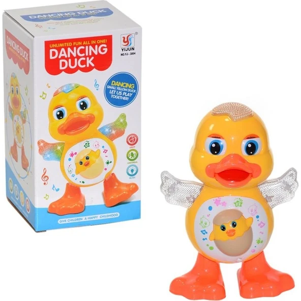 Strongart Can Oyuncak  Oyuncak Kutulu Pilli Dans Eden Ördek ürün görseli 1
