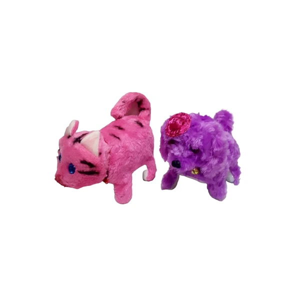 Kara Toys Pilli Yürüyen Kedi + Köpek ürün görseli 1