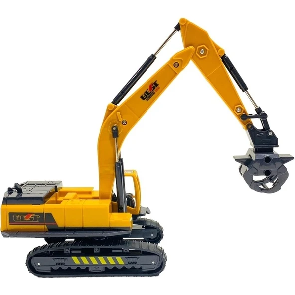 Toysandmore Bina Kolon Kırıcı Iş Makinası Paletli Çocuk Mühendisliği Oyuncak 35 cm ürün görseli 1