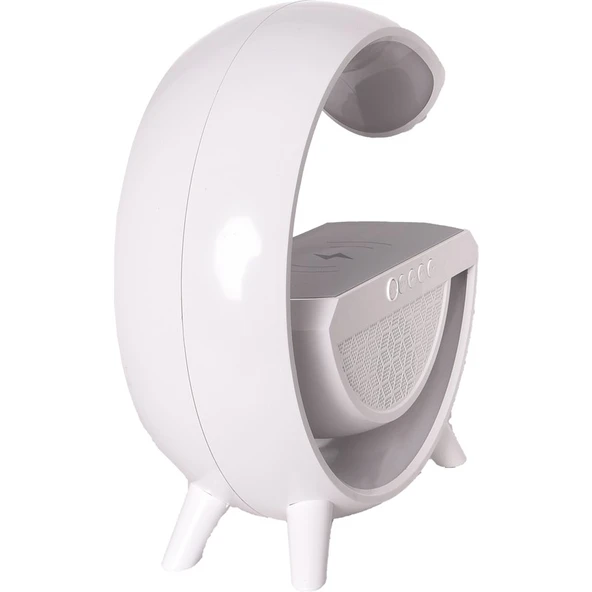 Bi Dünya İletişim BT2301 LED Wıreless Şarj Özellikli Masa Lambası Kablosuz Gece Lambası Bluetooth Hoparlör ürün görseli 1