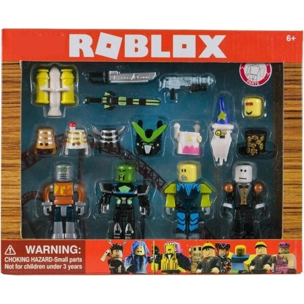Rugala AVM Roblox Matchbang Oyuncak 4 Figür 12 Parça Aksesuarlı Set-Rgl ürün görseli 1