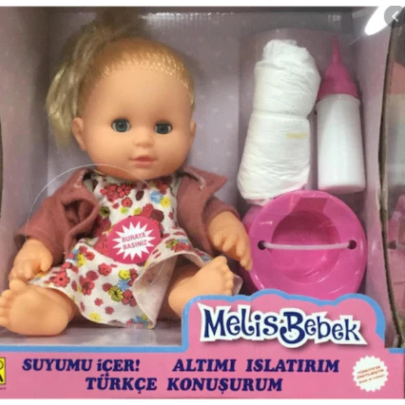 EC Shop Masalavm Altını Islatan Oyuncak Bebek & Türkçe Konuşan Süt Içen Melis Bebek ürün görseli 1