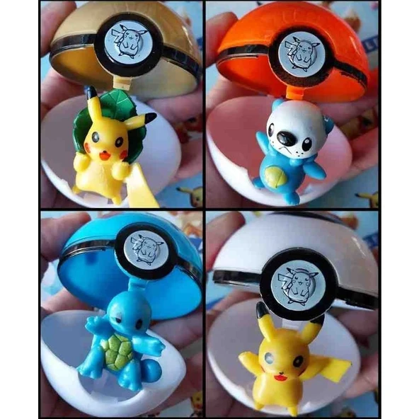 Can-Em Oyuncak Pokemon Topları 5 Li - Resim 2