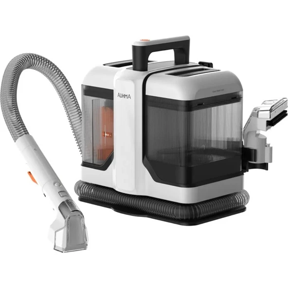 Auhma 450W Halı Koltuk Leke Çıkarıcı ve Araç Içi Leke Temizleme Makinesi Beyaz ürün görseli 1