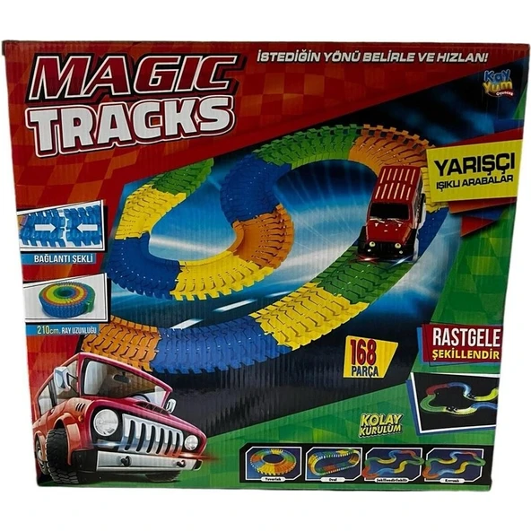 Sıfır312 Magic Tracks Hareketli Raylar 168 Parça - Resim 2