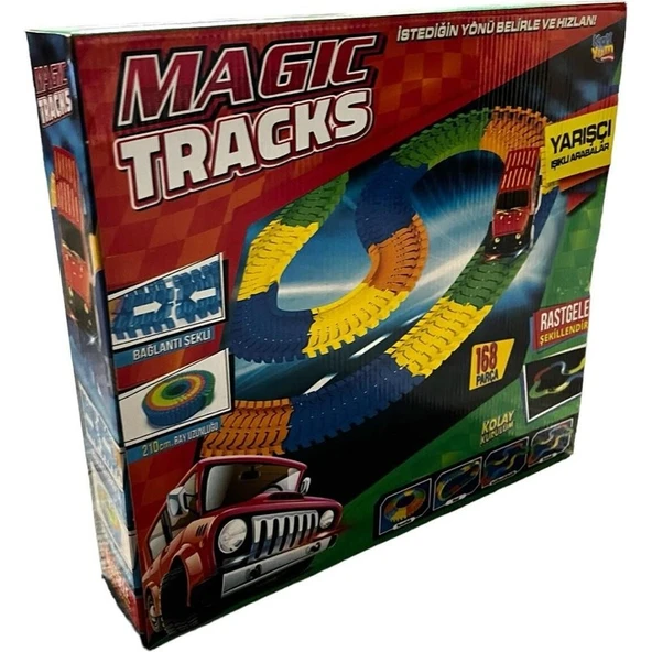 Sıfır312 Magic Tracks Hareketli Raylar 168 Parça - Resim 4