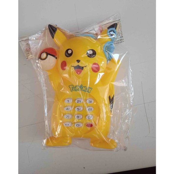 Can-Em Oyuncak Mutlu Mandalina Pikachu Tuşlu Telefon Oyuncak ürün görseli 1