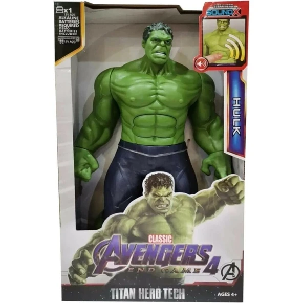 Bfy Toys Hulk Figürü - Sesli Işıklı 30 cm Yeşil Dev Hulk Figürü , Hulk Oyuncak, Hulk, 30CM Y058 ürün görseli 1