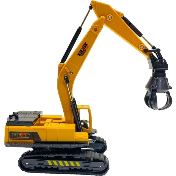 Toysandmore Bina Kolon Kırıcı Çocuk Mühendisliği Iş Makinası Paletli Oyuncak 35 cm ürün görseli 1