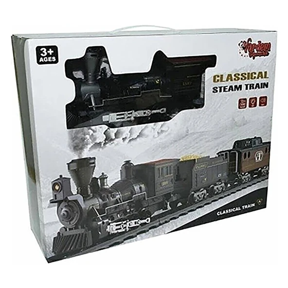 Vardem Işıklı ve Sesli Classic Buharlı Tren ürün görseli 1