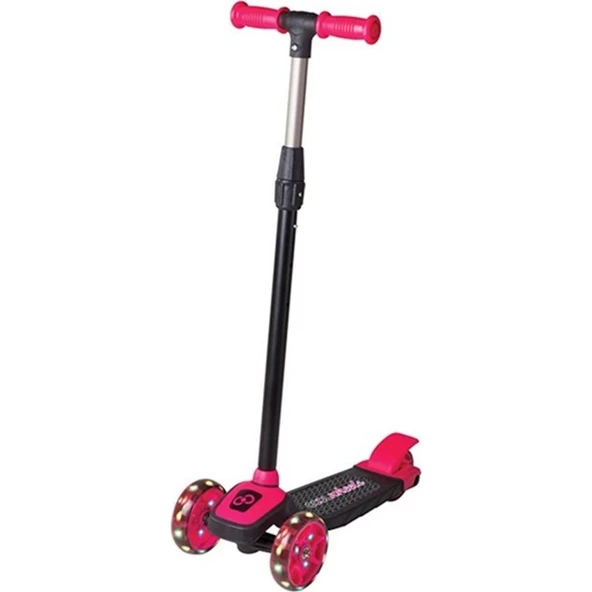 Furkan Toys Cool Wheels 3 Yaş Üstü Işıklı Twist Pembe Scooter ürün görseli 1