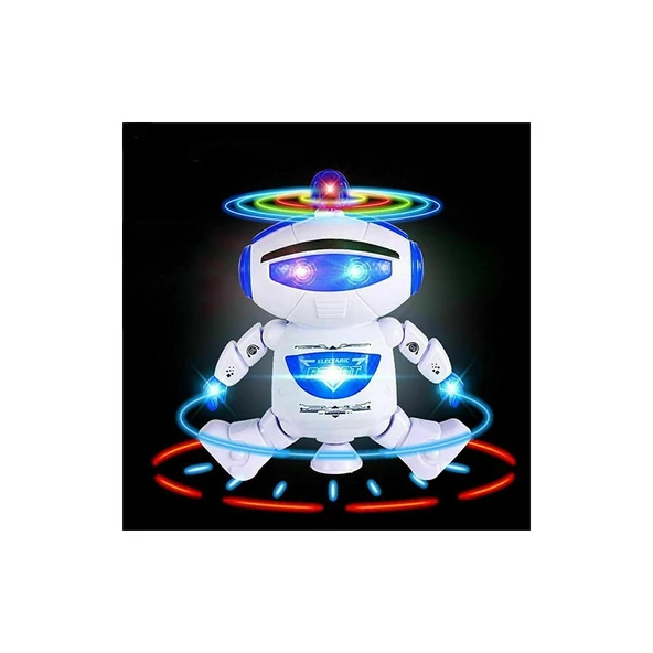 Tamam Elektronik Pilli Müzikli ve Işıklı Dans Eden Robot Oyuncak ürün görseli 1