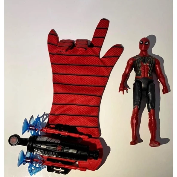 Marvel Spider-Man Ağ Atan Eldiven - Marvel Spider-Man Figürlü Eldiven Seti - Resim 2