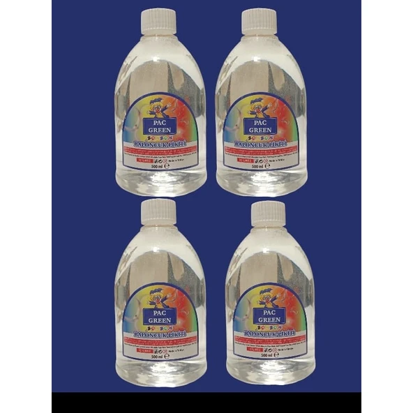 Baloncuk Sıvısı Köpük Likiti Köpük Tabancası Baloncuk Likidi 500 ml 1 Set (4lü) ürün görseli 1