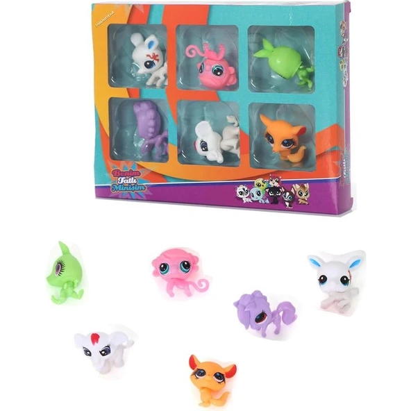 Angel Of Life Torutoys  6 Li Minik Sevimli Dostlar Oyuncak ürün görseli 1