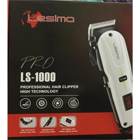 Aktif Market Lesima LS-1000 Pro Saç Sakal Kesme Makinesi Kuaför Tipi ürün görseli 1
