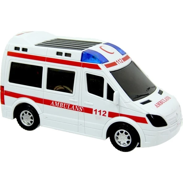 Prestij Oyuncak Oyuncak Ambulans Pıllı Işıklı Kutulu ürün görseli 1