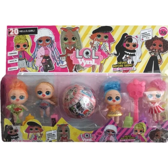 L.O.L. 4 Lü Bebek Seti L.O.L. 4 Lü Bebek ürün görseli 1