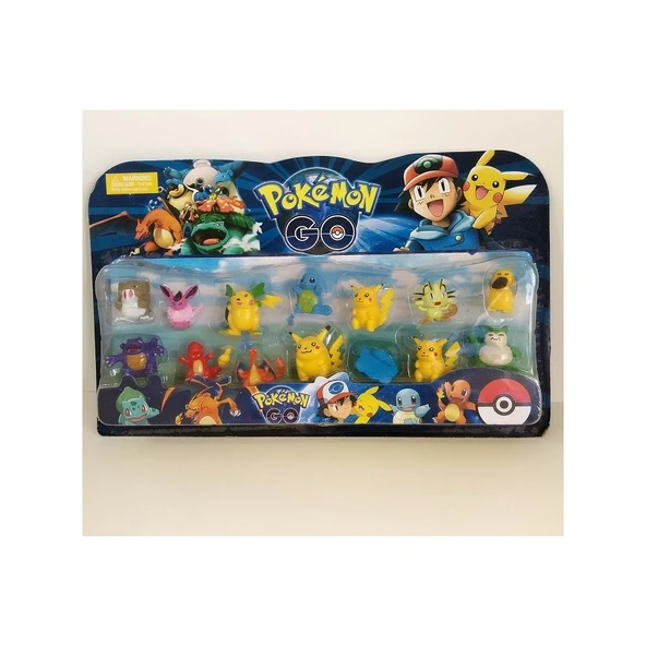 Hdm Pokemon Go Oyuncak Figürler Pikachu 14 Adet LNGFYTRS ürün görseli 1
