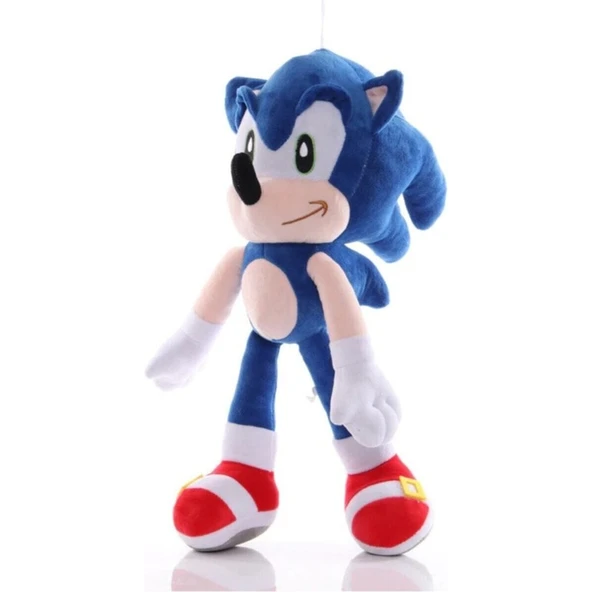 Mavi Sonic Boom Arkadaşları Büyük Boy Kirpi Sonic Figür Peluş Oyuncak ES66088 ürün görseli 1