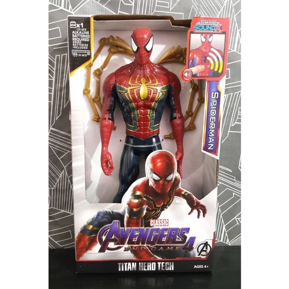 Star Toys Oyuncak Sesli Spiderman Örümcek Adam Figür Karakter 30 cm ürün görseli 1