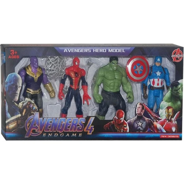 Vardem Avengers Süper Kahramanlar Kutuda 4 Lü Set ürün görseli 1