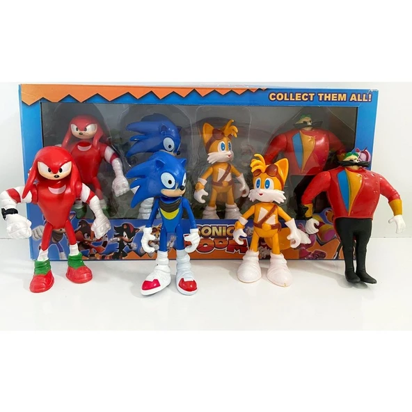 Bisepetim Oyuncak Süper Sonic Figür ve Süper Sonic Arkadaşları 4lü Supersonic Metalsonic Figürleri ürün görseli 1