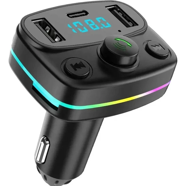 Koçak Elektronik Araba Müzik Çalar Kablosuz Bluetooth 5.0 Araba Fm Modülatör ile 2 USB Type-C AFT11 ürün görseli 1