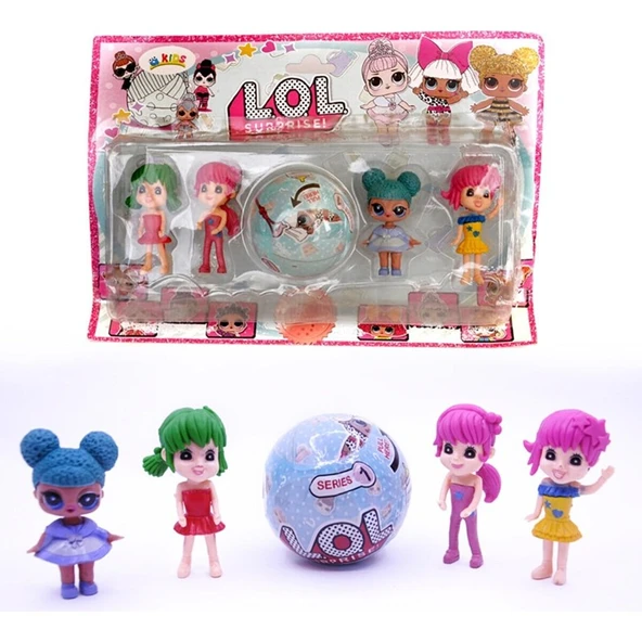 L.O.L. Suprise Bebekler ve Sürpriz Yumurta Seti 4 Bebek ve Sürpriz Top ürün görseli 1