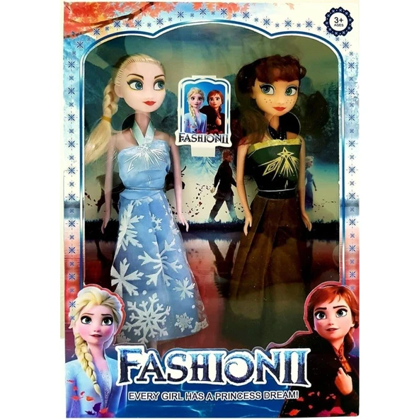 Şenver Toys Oyuncak Ikili Frozen Bebekler Müzikli, Buzlar Kraliçesi Elsa, Anna ürün görseli 1