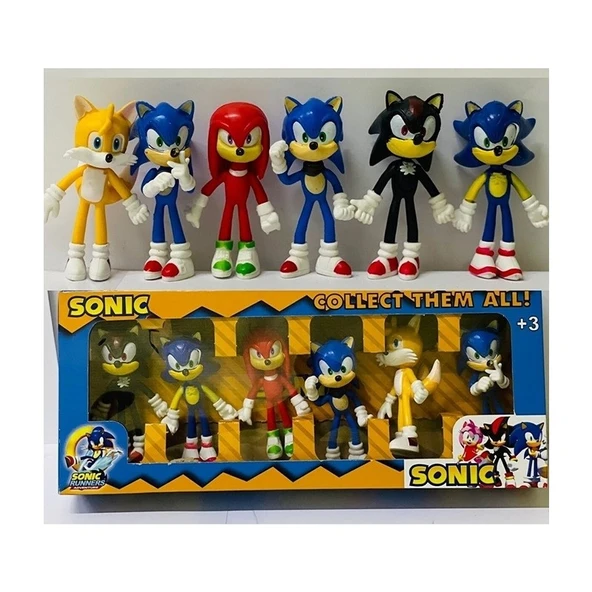 İbokan Sonic Kahraman Seti 6 Parça ürün görseli 1
