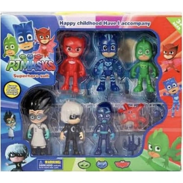 Doop Pj Maskeliler Oyuncakları Kedi Çocuk Kertenkele Baykuş Kız ürün görseli 1