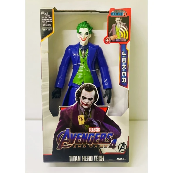 Avengers Joker Karakter Figürü Sesli Işıklı Oyuncak Joker Figür Karakter Oyuncak ürün görseli 1