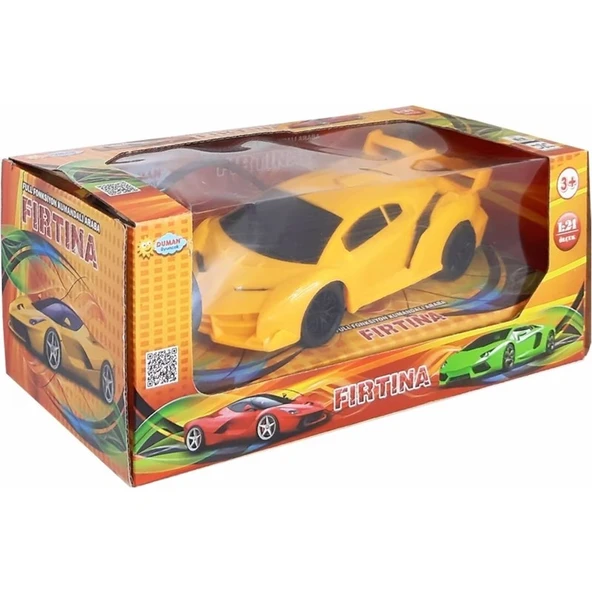 Magıc Toys Uzaktan Kumandalı Pilli Araba Fırtına Full Fonksiyon 1/24 Ölçek Sarı ürün görseli 1