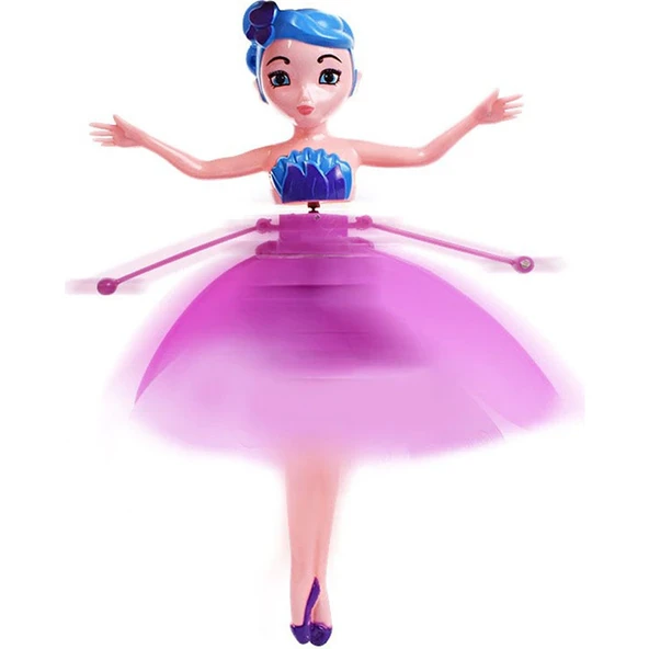 Tamam Elektronik Kumandalı Uçan Peri Hareket Sensörlü Flying Fairy Elsa Oyuncak Drone Prenses ürün görseli 1
