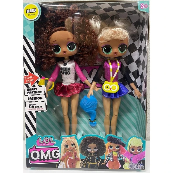 L.O.L. Gerçek Saçlı 2'li L.O.L. Bebek Omg Sonsuz Hareketli 26 Cm. ürün görseli 1