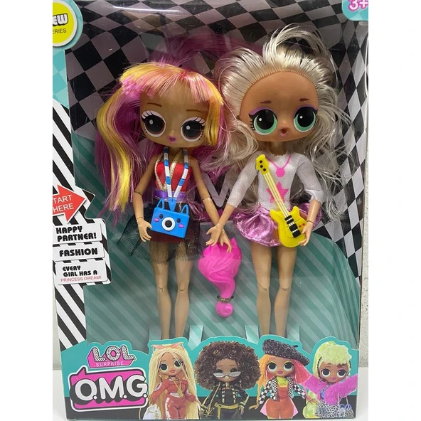 L.O.L. Gerçek Saçlı 2'li L.O.L. Bebek Omg Sonsuz Hareketli 26 Cm. ürün görseli 1